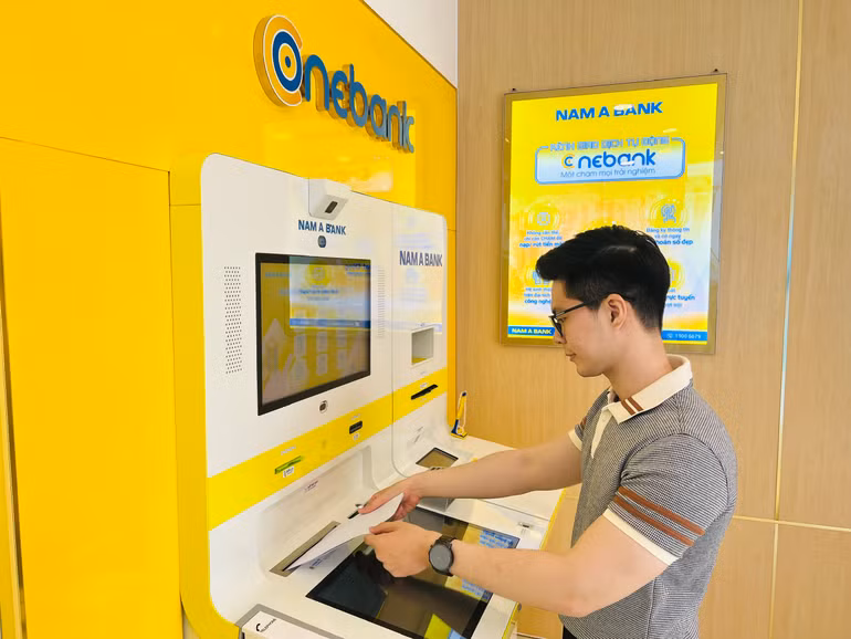 Onebank là một trong những điểm sáng về công nghệ của Nam A Bank.