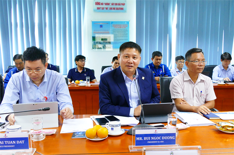 Tổng Giám đốc BSR Bùi Ngọc Dương phát biểu tại hội thảo.