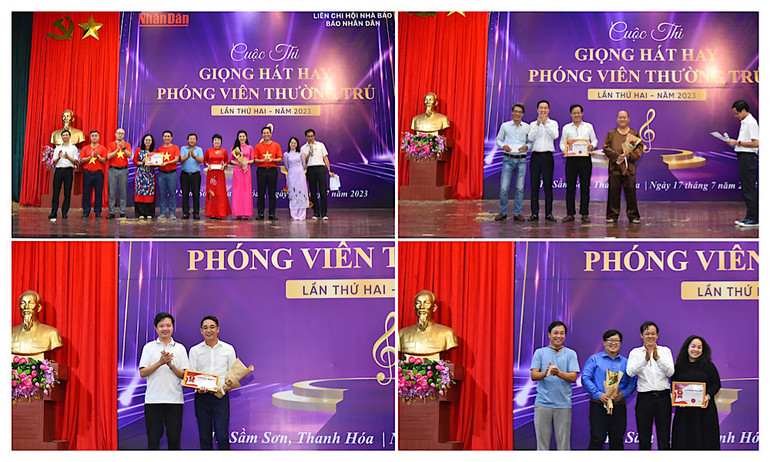 Ban Tổ chức trao giải cho các cá nhân, đơn vị có các tiết mục hay nhất tại cuộc thi năm nay theo từng tiêu chí.