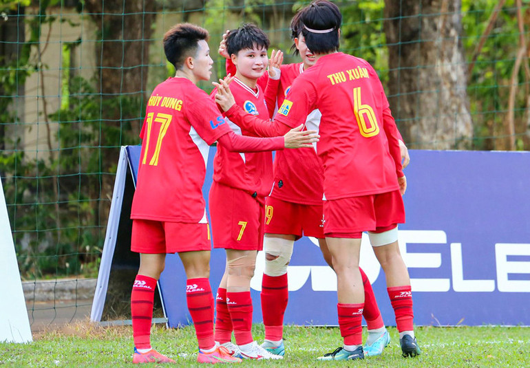 Than Khoáng sản Việt Nam giành chiến thắng sát nút. (Ảnh: VFF) Than Khoáng sản Việt Nam giành chiến thắng sát nút. (Ảnh: VFF)