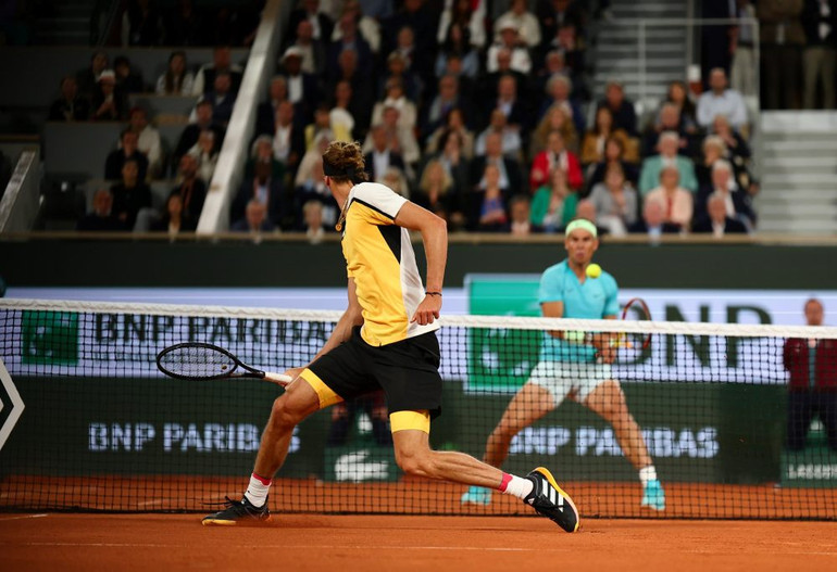 Những ngôi sao của quần vợt có mặt để theo dõi trận đấu. (Ảnh: Roland Garros)