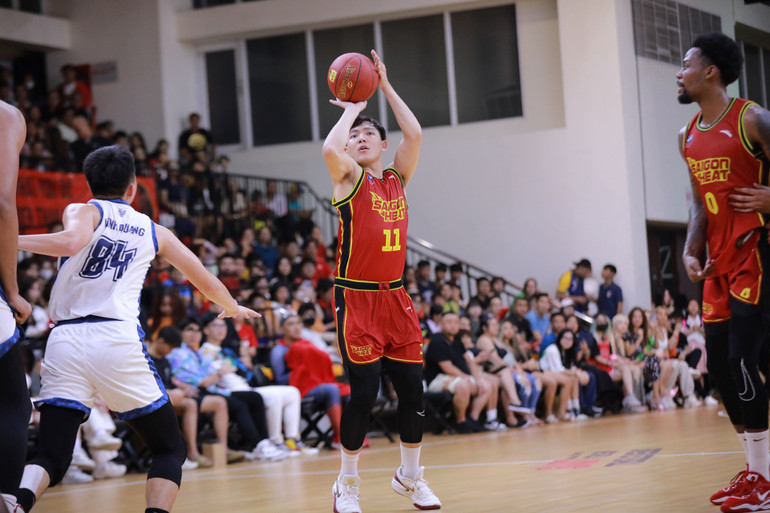 Võ Kim Bản là nhân tố ghi điểm quan trọng của Saigon Heat. (Ảnh: VBA)
