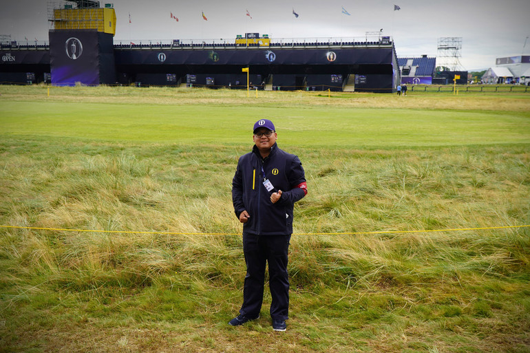 Trọng tài Vũ Nguyên đã có mặt tại The Open 2023. (Ảnh: VGA)