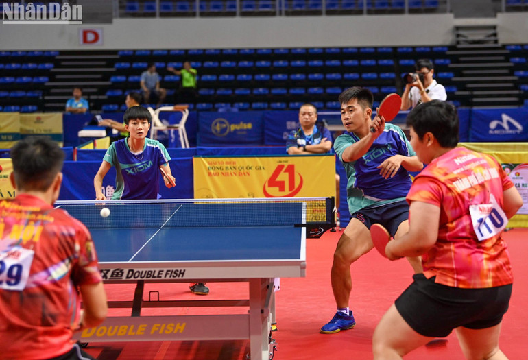 Bùi Ngọc Lan và Nguyễn Đức Tuân luôn là một bộ đôi ăn ý, từng thi đấu với nhau nhiều năm của bóng bàn Hải Dương.