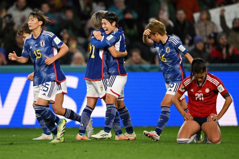 Naomoto và Fujino là những người đã ghi bàn cho đội tuyển nữ Nhật Bản. (Ảnh: Getty)