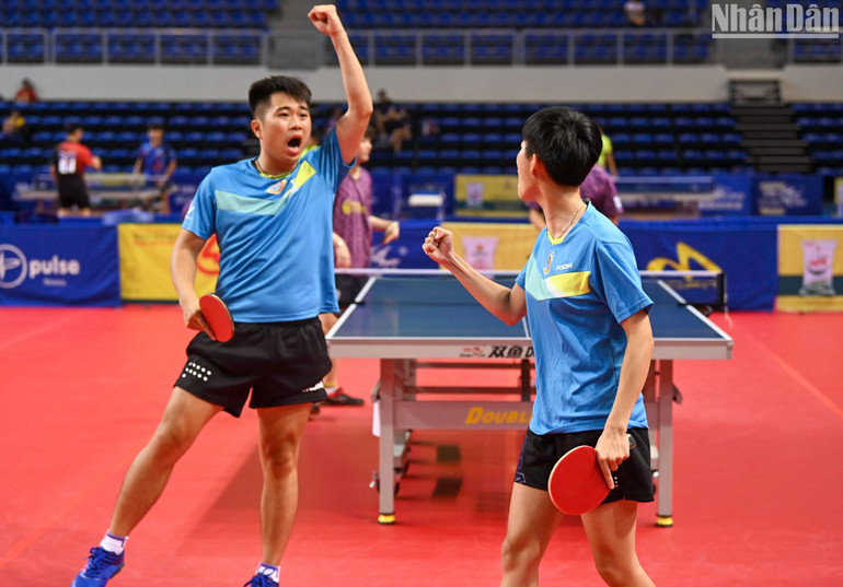 Nguyễn Đức Tuân và Bùi Ngọc Lan là bộ đôi có nhiều kinh nghiệm thi đấu cùng nhau.