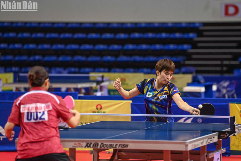 Nguyễn Khoa Diệu Khánh thi đấu vượt trội trước Nguyễn Thùy Kiều My.