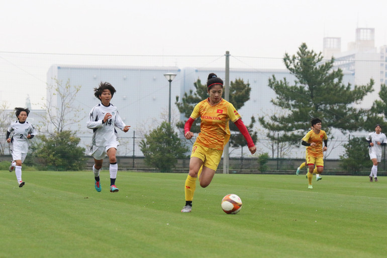 Thanh Nhã tiếp tục thể hiện phong độ ấn tượng. (Ảnh: VFF)