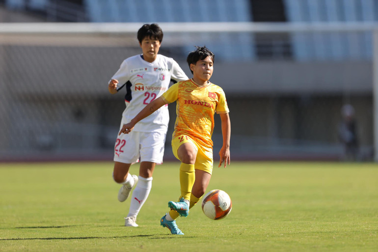 Đội tuyển nữ nhập cuộc khởi sắc. (Ảnh: VFF)