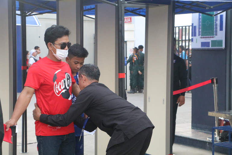 An ninh được ban tổ chức siết chặt.