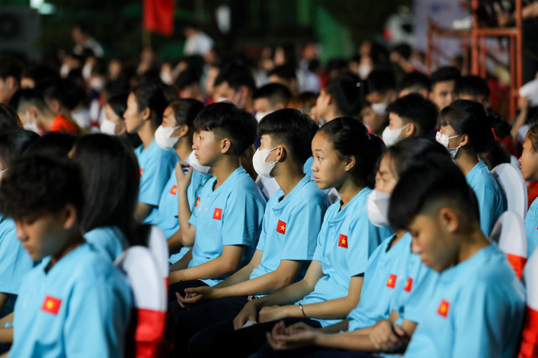 Các thành viên Đoàn Thể thao Việt Nam tham dự Lễ xuất quân. Các thành viên Đoàn Thể thao Việt Nam tham dự Lễ xuất quân.