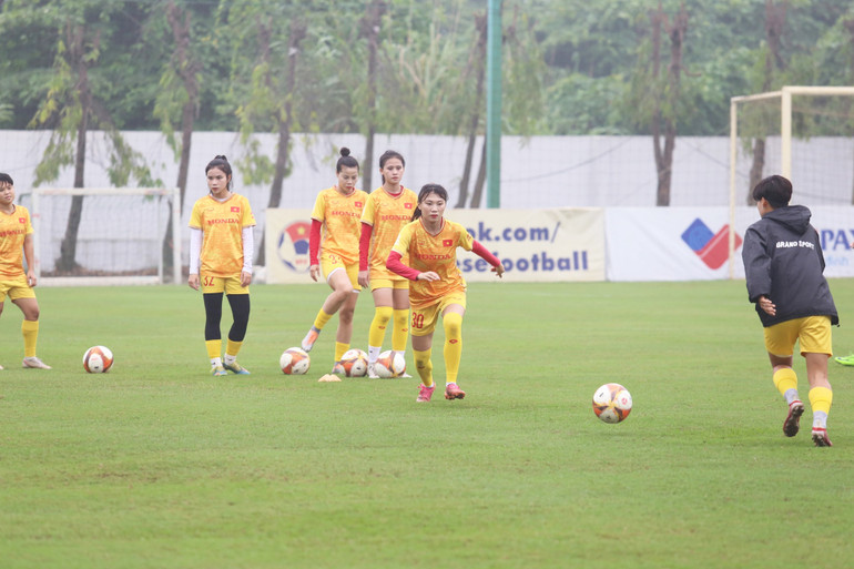 Các tuyển thủ đều cố gắng thể hiện tốt nhất. (Ảnh: VFF)