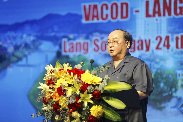 Chủ tịch VACOD - HBA, TS Nguyễn Hồng Sơn khẳng định, nhiều doanh nghiệp mong muốn tìm kiếm cơ hội đầu tư tại Lạng Sơn. Chủ tịch VACOD - HBA, TS Nguyễn Hồng Sơn khẳng định, nhiều doanh nghiệp mong muốn tìm kiếm cơ hội đầu tư tại Lạng Sơn.