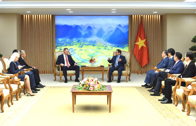 Quang cảnh buổi tiếp.