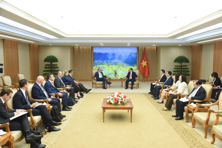 Quang cảnh buổi tiếp.