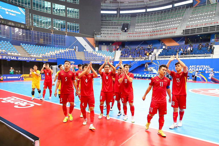 Đội tuyển futsal Việt Nam kết thúc hành trình nhiều cảm xúc.