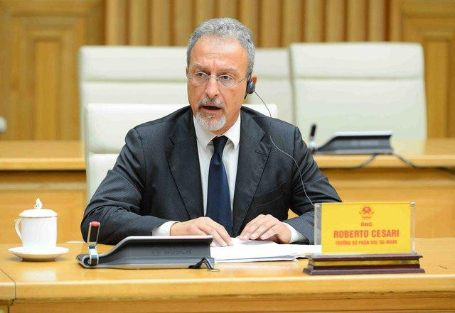 Ông Roberto Cesari, Trưởng Bộ phận IUU (Tổng Vụ các vấn đề về biển và thủy sản).