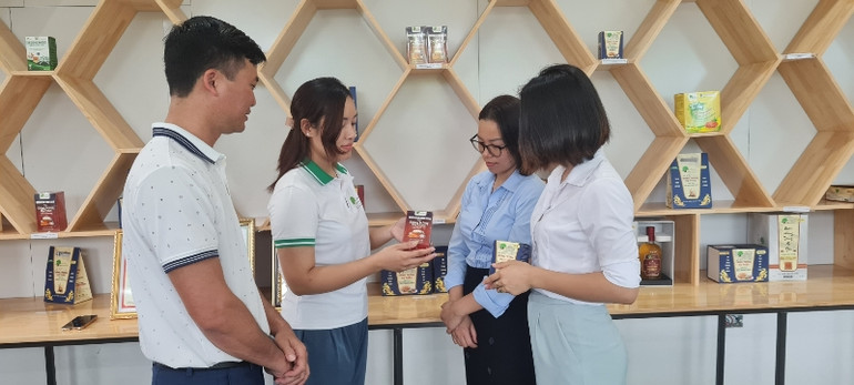 Sản phẩm đông trùng hạ thảo của Hợp tác xã Nấm Tam Đảo.