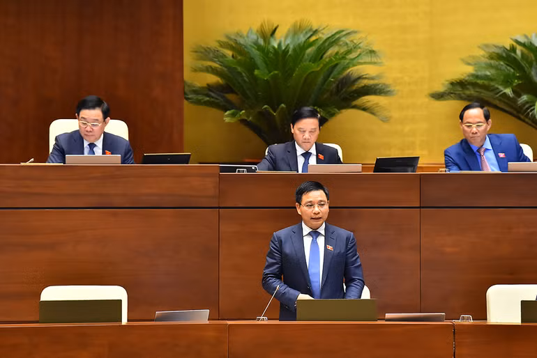 [Ảnh] Bộ trưởng Khoa học và Công nghệ, Bộ trưởng Giao thông vận tải đăng đàn trả lời chất vấn ảnh 9