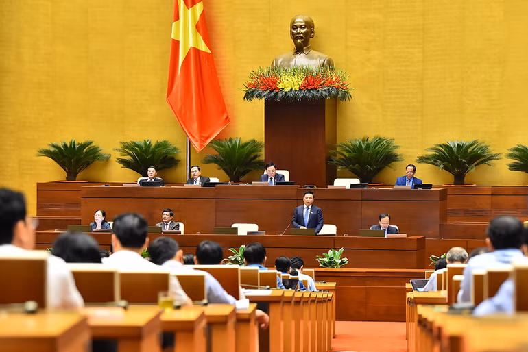 [Ảnh] Bộ trưởng Khoa học và Công nghệ, Bộ trưởng Giao thông vận tải đăng đàn trả lời chất vấn ảnh 8