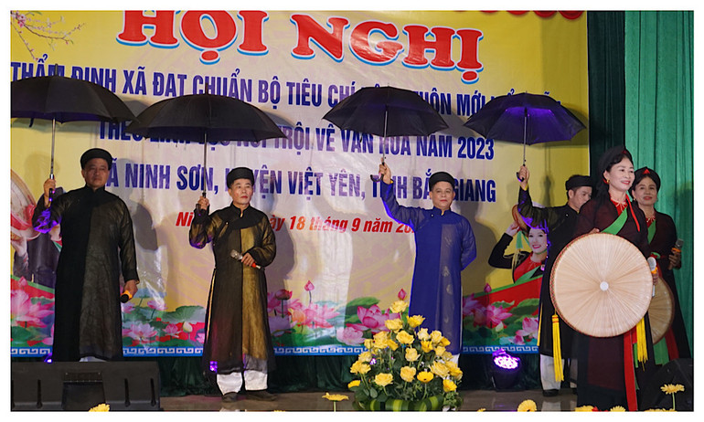 Quan họ là món ăn tinh thần độc đáo của người dân Ninh Sơn.