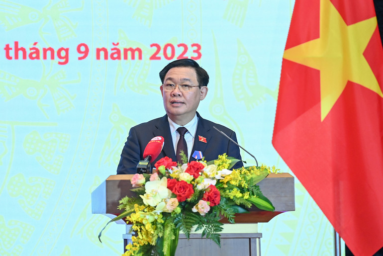 [Ảnh] Lễ trao Huân chương cao quý của nước Cộng hòa Cuba tặng lãnh đạo Quốc hội Việt Nam ảnh 11