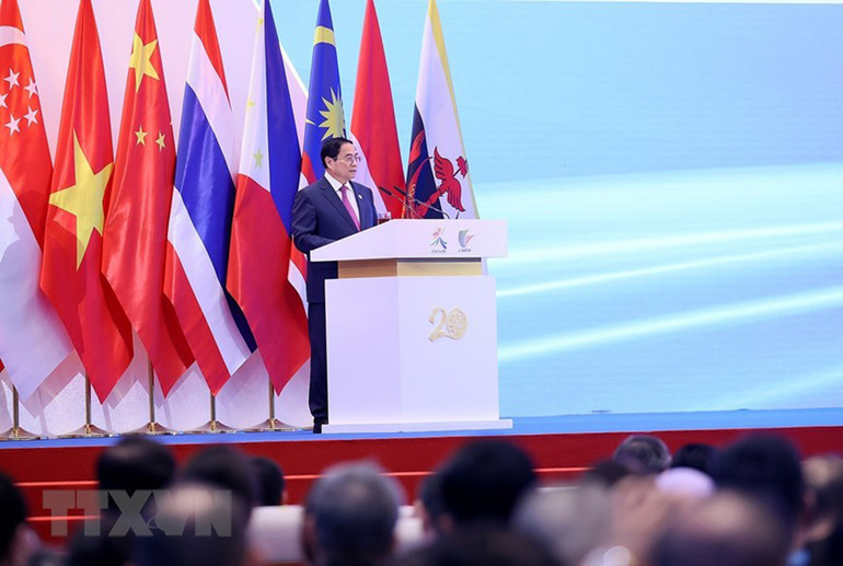 [Ảnh] Thủ tướng Phạm Minh Chính phát biểu tại lễ khai mạc CAEXPO và CABIS ảnh 3