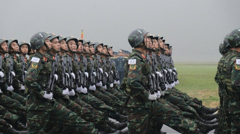 Khối sĩ quan Đặc công.