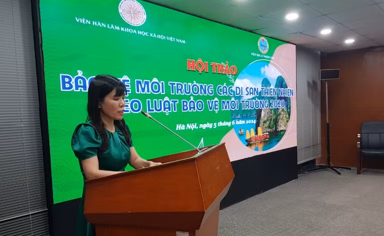 Phát biểu đề dẫn Hội thảo, Tiến sĩ Nguyễn Song Tùng, Viện trưởng Địa lý nhân văn.