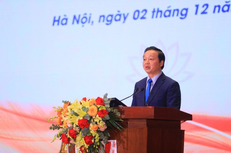 Phó Thủ tướng Chính phủ Trần Hồng Hà phát biểu tại Lễ kỷ niệm.