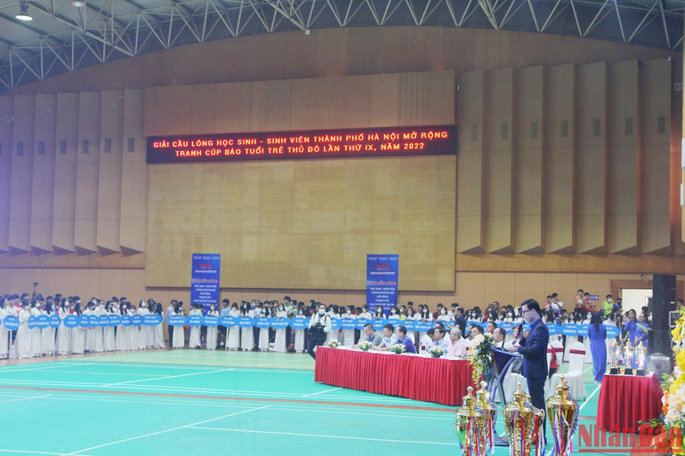 Quang cảnh Lễ khai mạc.