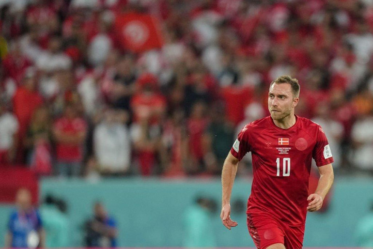 Eriksen chưa thể tạo nên điểm nhấn.