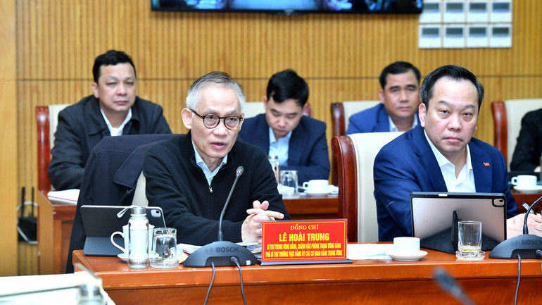 Các đại biểu dự hội nghị Ban Chấp hành Đảng bộ các cơ quan Đảng Trung ương. (Ảnh: ĐĂNG KHOA)