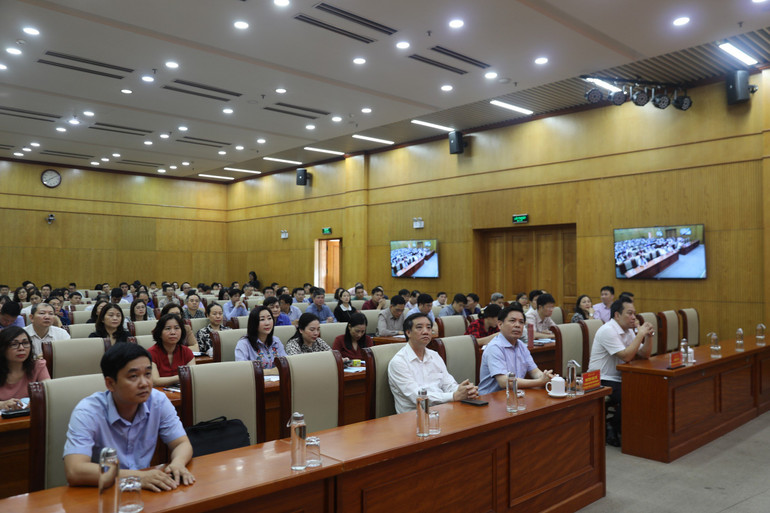 Các đại biểu dự lớp bồi dưỡng.