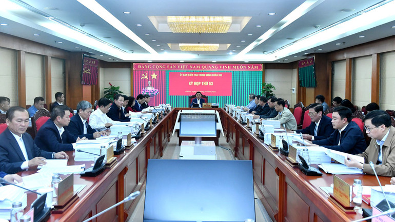 Ủy ban Kiểm tra Trung ương đề nghị cấp có thẩm quyền xem xét, thi hành kỷ luật một số đảng viên. (Ảnh: Đăng Khoa)