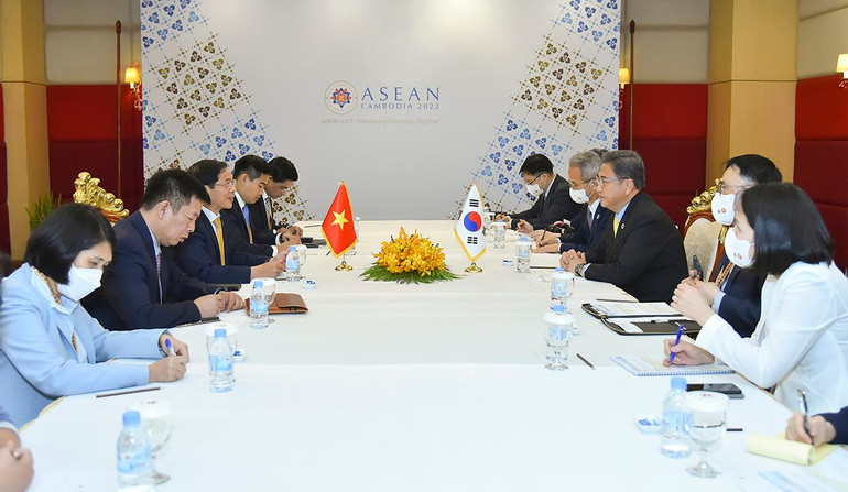 Gặp song phương Việt Nam-Hàn Quốc.