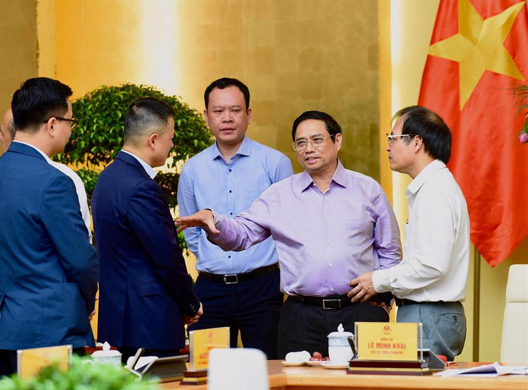 Hình ảnh Hội nghị Thủ tướng với doanh nghiệp ảnh 8