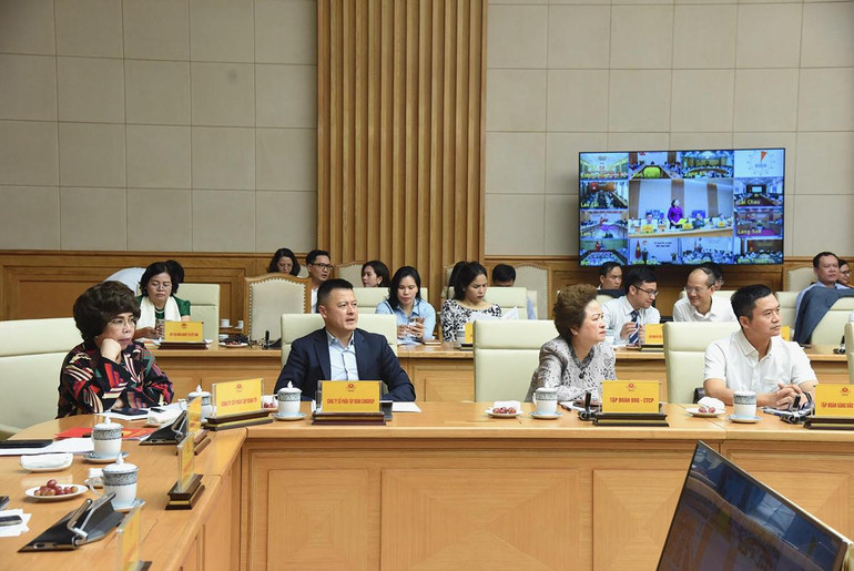 Hình ảnh Hội nghị Thủ tướng với doanh nghiệp ảnh 11