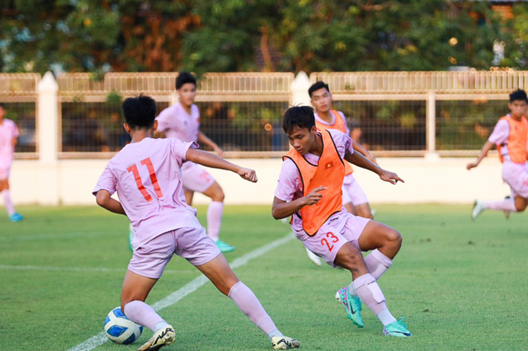 Buổi tập diễn ra với nhiều năng lượng tích cực. (Ảnh: VFF)