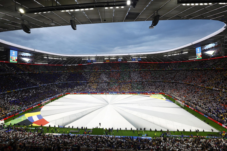 Toàn cảnh sân vận động Allianz Arena trong lễ khai mạc EURO 2024. (Ảnh: Reuters)