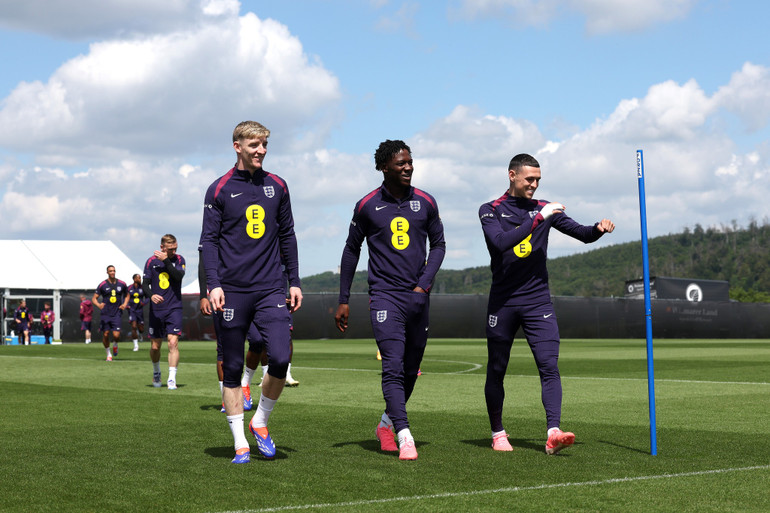 Các ngôi sao của tuyển Anh dần xây dựng mối quan hệ tốt với nhau. (Ảnh: Đội tuyển Anh)