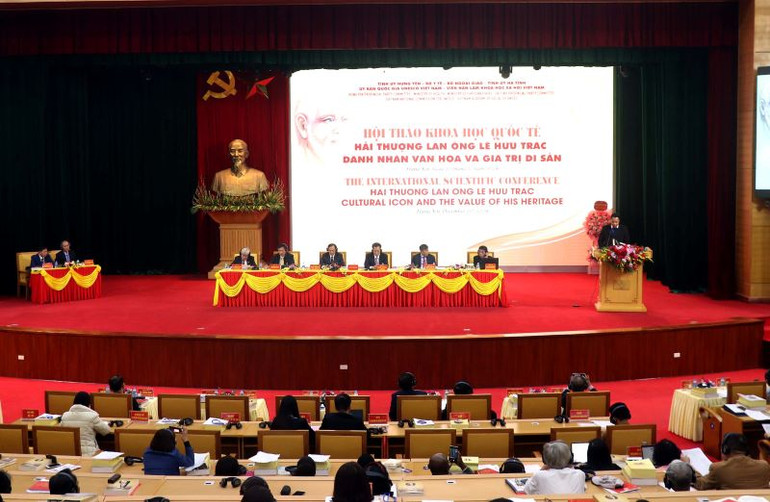 Hội thảo quốc tế với chủ đề "Hải Thượng Lãn Ông Lê Hữu Trác-Danh nhân văn hóa và giá trị di sản".