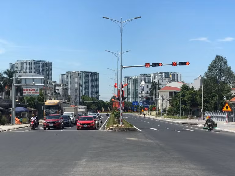 Thị trấn Văn Giang, huyện Văn Giang, tỉnh Hưng Yên sạch đẹp.