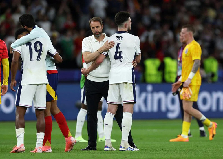 Southgate thất bại trong hai trận chung kết Euro dù sở hữu nhiều ngôi sao đắt giá. (Ảnh: Getty)