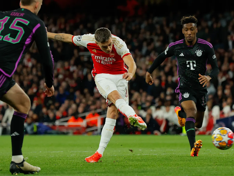 Trossard sẵn sàng “nổ súng” bất cứ lúc nào. (Ảnh: The Guardian) Trossard sẵn sàng “nổ súng” bất cứ lúc nào. (Ảnh: The Guardian)