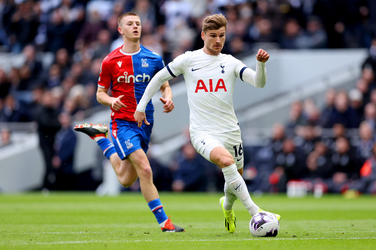 Werner thi đấu hiệu quả trong vai trò mới. (Ảnh: Optus Sport)