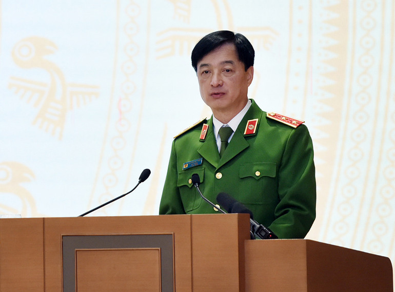 Thứ trưởng Công an Nguyễn Duy Ngọc báo cáo tóm tắt sơ kết 1 năm thực hiện Đề án 06.