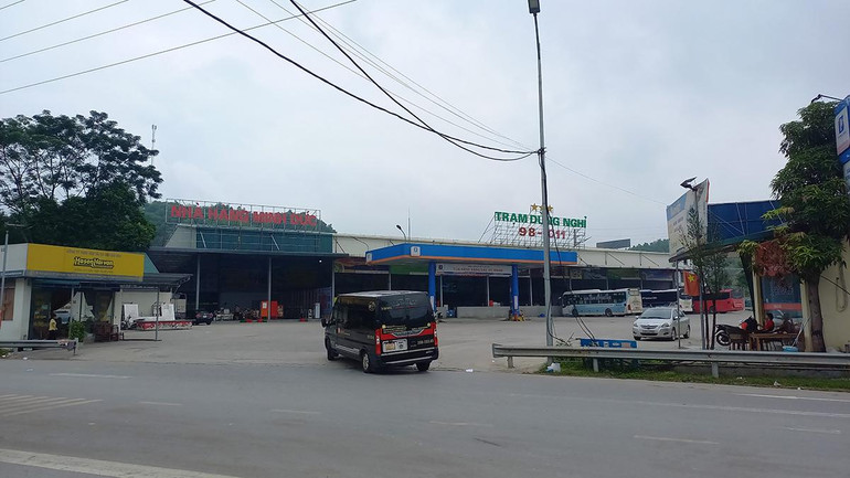 Trạm dừng nghỉ 98 nút giao IC11 thuộc khu 4, xã Vô Tranh xảy ra nhiều vi phạm về đất đai, xây dựng.