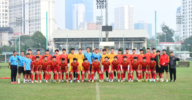 U20 Việt Nam sẵn sàng với thử thách Vòng chung kết U20 châu Á 2023. (Ảnh: VFF) U20 Việt Nam sẵn sàng với thử thách Vòng chung kết U20 châu Á 2023. (Ảnh: VFF)