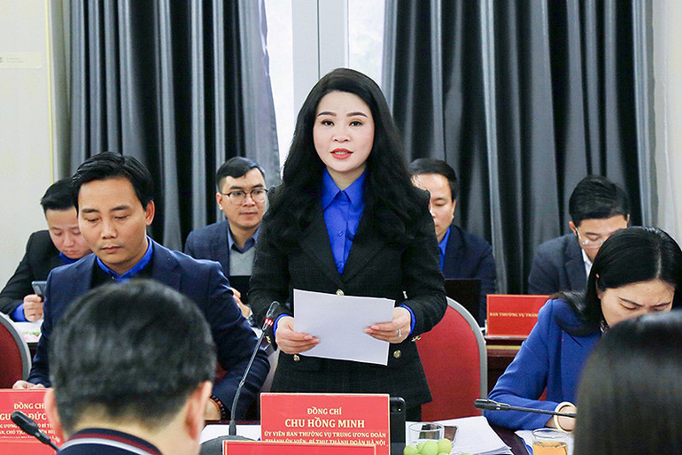 Bí thư Thành đoàn Chu Hồng Minh thông tin về những thành quả mà tuổi trẻ Thủ đô thực hiện được trong năm 2023.